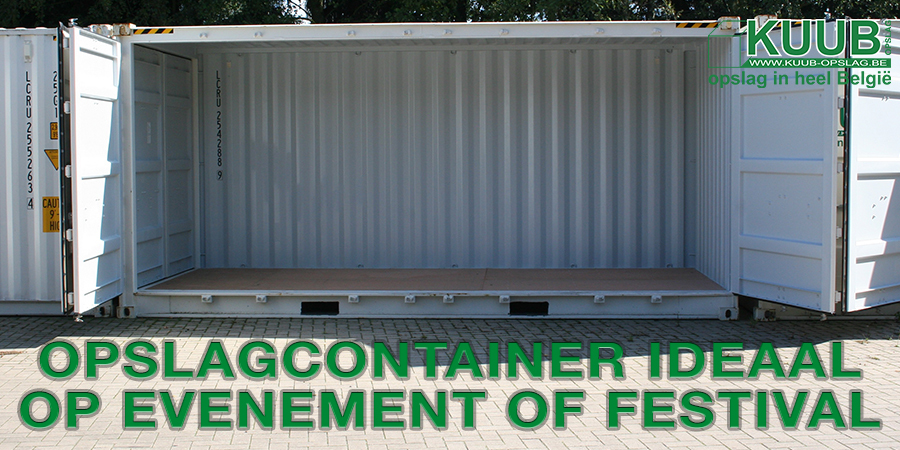 5 Redenen waarom opslagcontainer ideaal is voor een evenement